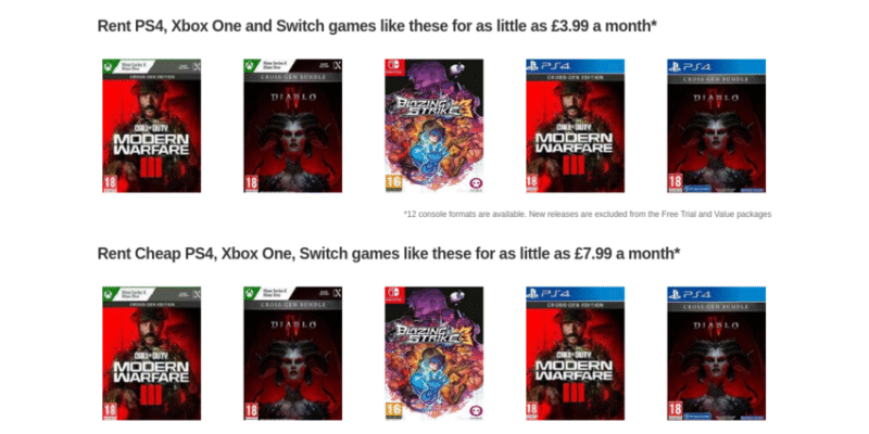 Boomerang Video Game Rentals Review
